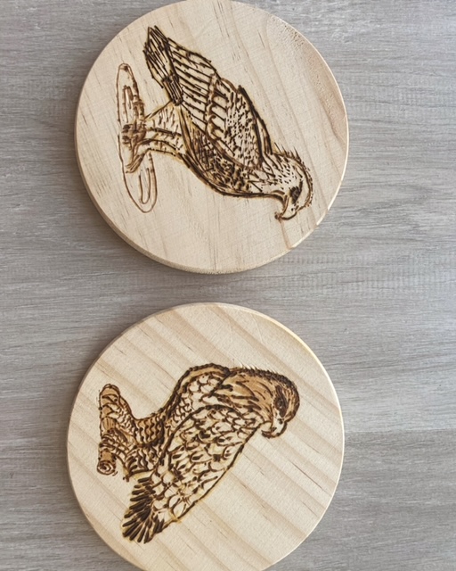 Bald Eagle Coaster Set 1